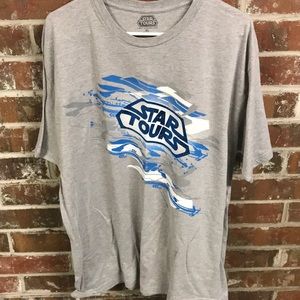 Star Tours NWT Gray w/Print XXL